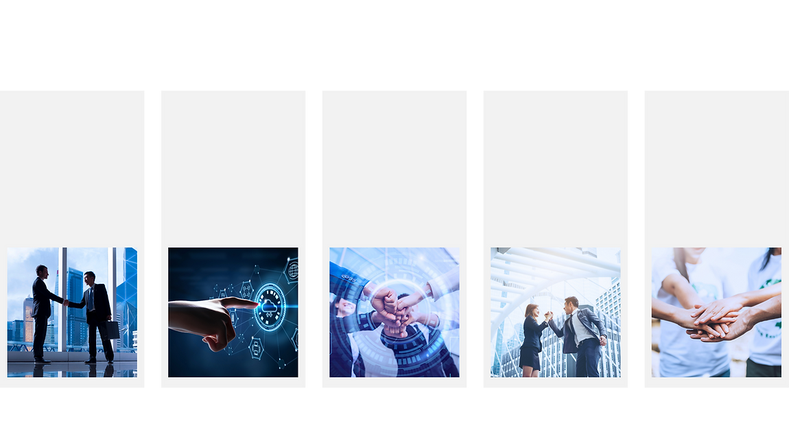 New Products and Services Business Website in Violet Dark Blue Neon Pink Gradient Tech Sty
